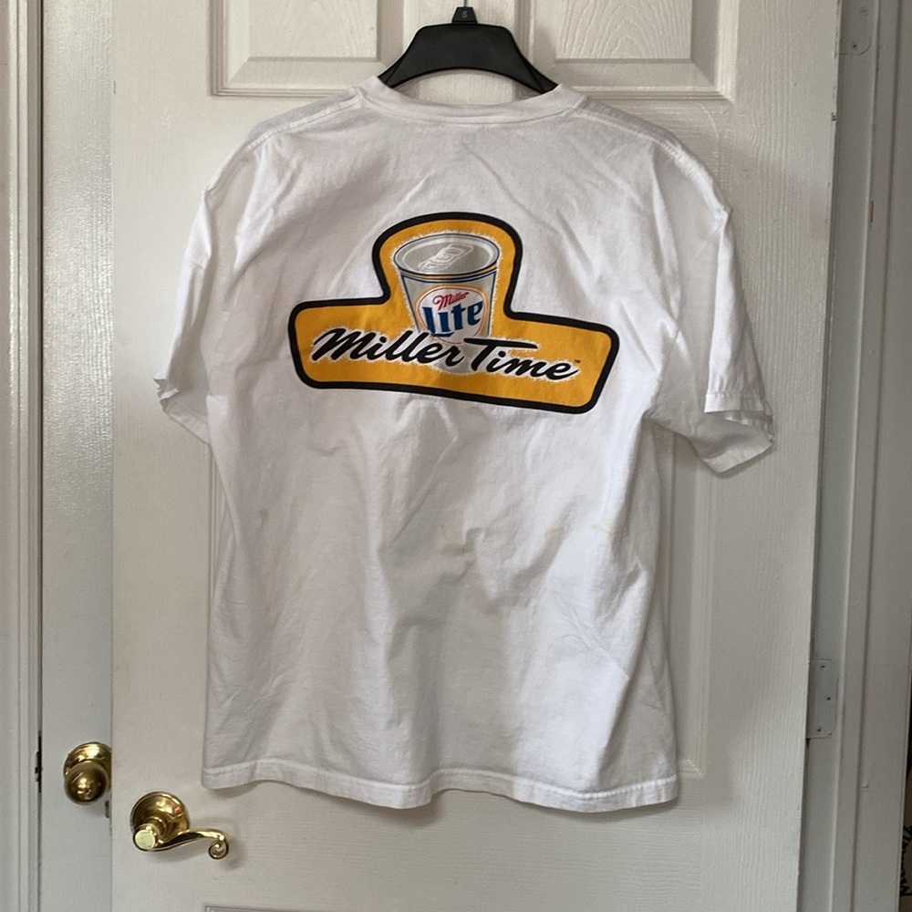 VTG Beverage Busters Miller Time Light Beer T-Shirt Tee Shirt